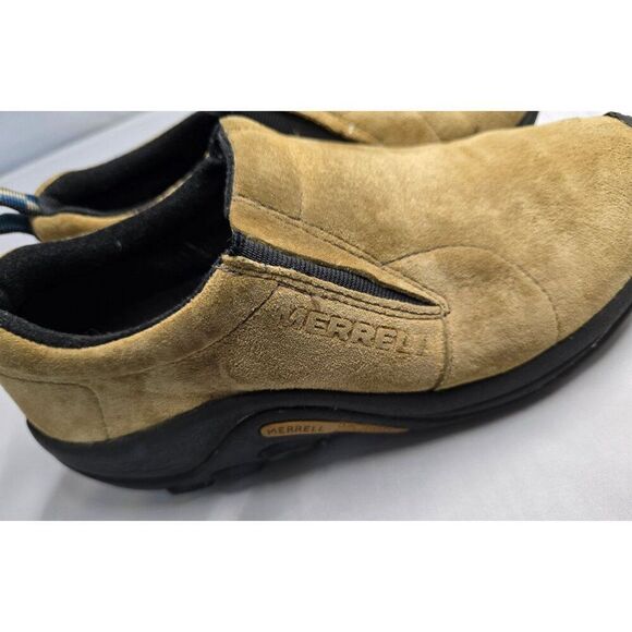 Merrell Womens  Suede Jungle Moc Slip-On Shoes Sz 7 hiking granola girl gorpcore - Picture 4 of 11